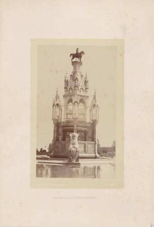Ansicht von Südwesten des Brunswick-Monuments (Denkmal Herzog Karls II. von Braunschweig) in Genf