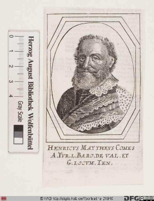 Bildnis Heinrich Matthias Graf von Thurn-Valsassina