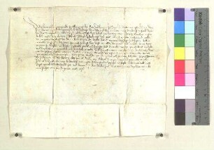 Herzog Heinrich [XVI.] von Bayern bestätigt St. Veit die bisher vom Herzogtum Bayern verliehenen Rechte und Privilegien und weist alle Amtsleute an, das Kloster in seinen Rechten zu schützen;. S: Herzog Heinrich XVI. von Bayern