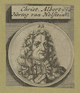 Bildnis des Christ. Albert, Herzog von Schleswig-Holstein-Gottorf