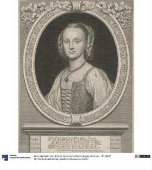 Porträt der Anna Catharina Egger