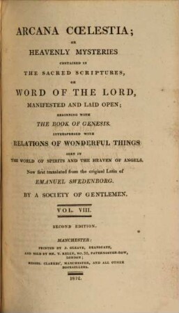 Works, 8. - 2. ed. - 1812