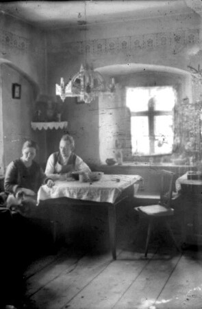 Wohnstube in der Bäckerei und Mühle