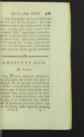 Chapitre XXIII. De la mer.