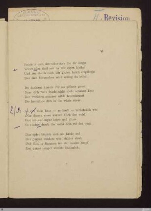 Vorspiel VI : [SW V: keine Sigle]; [SW V, S. 15/105]
