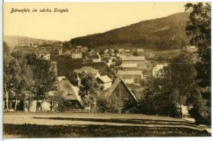 Bärenfels. Blick auf Bärenfels