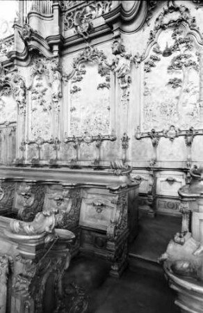 Ottobeuren: Benediktinerabtei, Innenaufnahme, Chorgestühl
