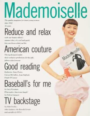 Modeaufnahme, Modell Dolores Hawkins, Tearsheet Cover (Mademoiselle)