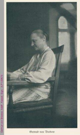 Porträt von Gertrud von Bredow