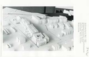 Schauspielschule und Theatermuseum, Berlin-Steglitz (Diplomarbeit bei Willy Kreuer): Modellfoto