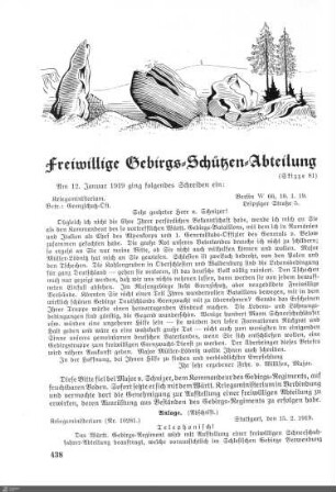 Freiwillige Gebirgs-Schützen-Abteilung