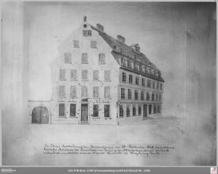 Löwenapotheke nach Straßenkampf am 18.09.1848