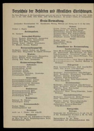 Kreis-Verwaltung