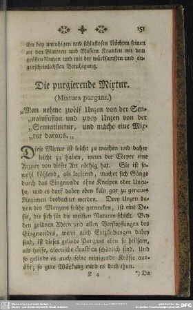 Die purgierende Mixtur