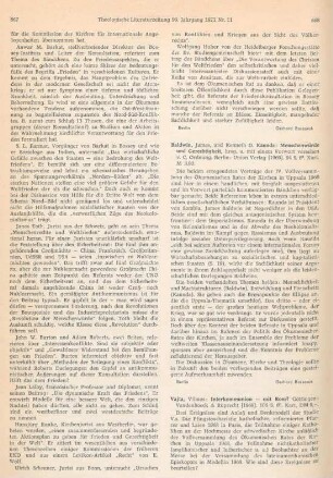 868-870 [Rezension] Vajta, Vilmos, Interkommunion - mit Rom?