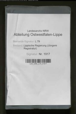 Sparkasse und Leihbank Lemgo, Band 1