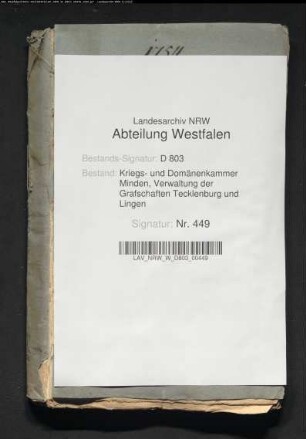 Anstellung der Forstbeamten. Generalia