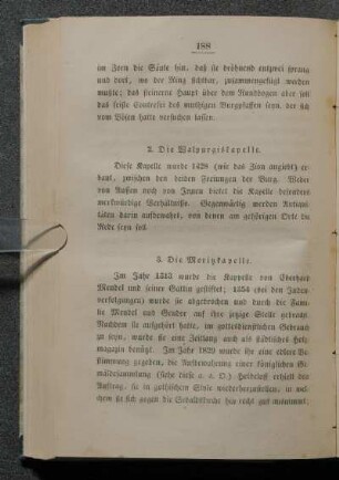 3. Die Moritzkapelle.