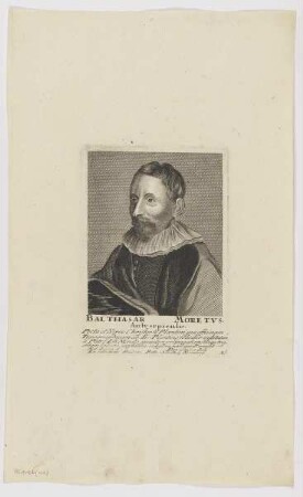 Bildnis des Balthasar Moretvs
