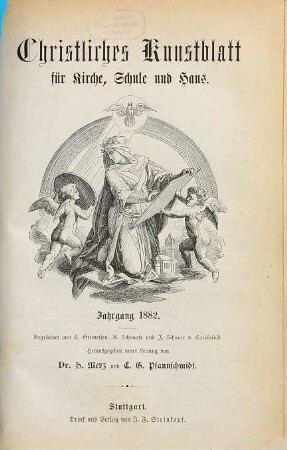 Christliches Kunstblatt für Kirche, Schule u. Haus. 24. 1882