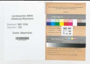 Entnazifizierung Maximilian Zwehl , geb. 00.00.0000 (Oberst)