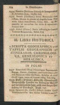 III. Libri Historici