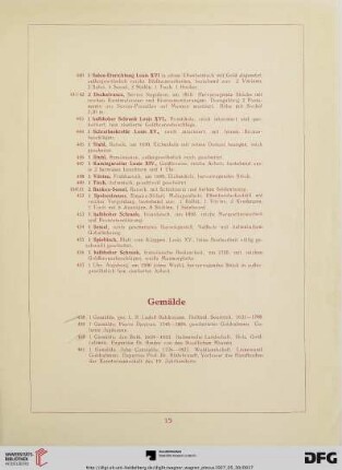 Gemälde (Nr. 458-547)