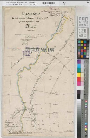 Scheidingen (Welver), Illingen (Welver), Umlegung Scheidingen-Illingen, Urkarte Meyerich Flur 5