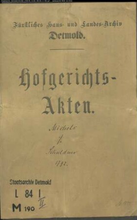 Michel, Isaaks Erben gegen Schuldner