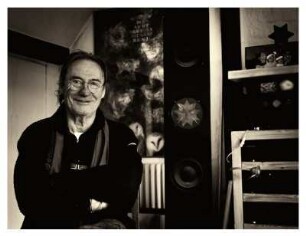 RAIMUND FRIEDRICH IN SEINEM ATELIER
