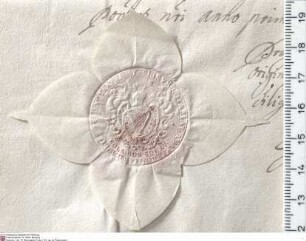 Papst Clemens XI. empfiehlt dem römischen König und erwählten Kaiser Leopold I. den Koadjutor von Fulda, Adalbert [von Schleifras], Abt von Fulda....