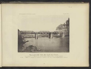 Eisenbahnbrücke über den Lech bei Füssen.
