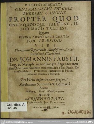 4: Disputatio ... propter quod unumquodque tale est, illud magis tale est