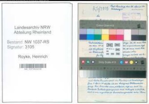 Entnazifizierung Heinrich Royke , geb. 24.12.1885 (Lehrer)