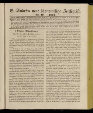 Nro, 19. - 1847