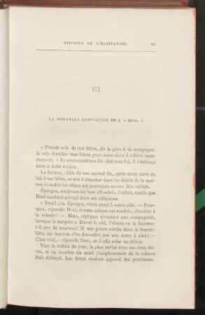 III. La nouvelle habitation de l' >