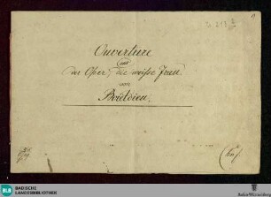 La Dame blanche. Excerpts. Arr - Don Mus.Ms. 213|2 : pf
