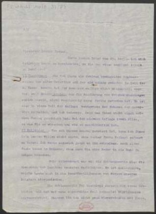 Brief an Karl Klindworth : 27.01.1914