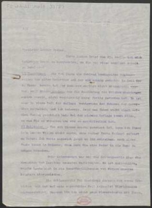 Brief an Karl Klindworth : 27.01.1914
