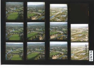 Kanalbrücke über die Weser - Unterbauten - Mittellandkanal, Minden, 1994