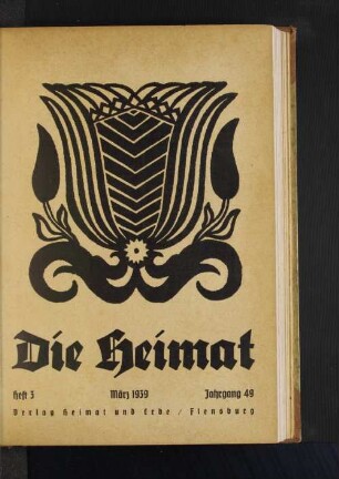 Heft 3 März 1939 Jahrgang 49