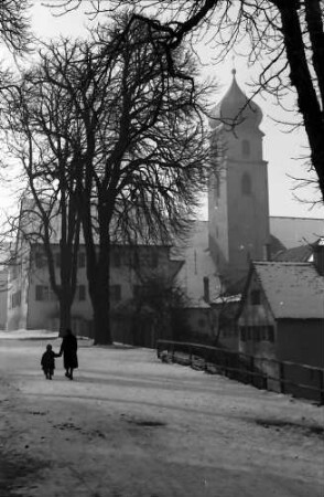 Leutkirch: Promenade oberhalb der Martinskirche