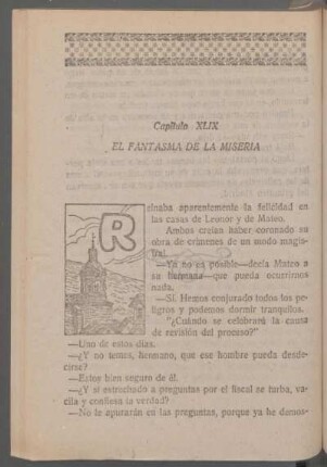 Capítulo XLIX - El fantasma de la miseria