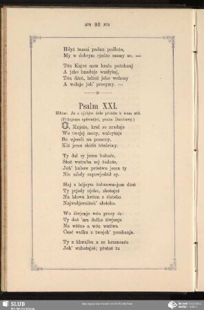 [Psalm XXI - XXX]