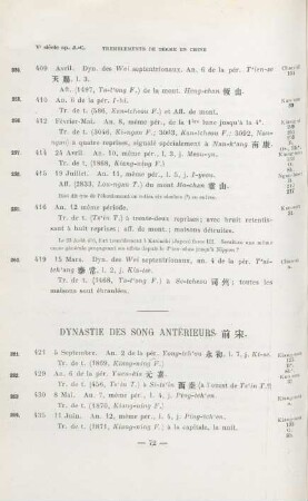 Dynastie des Song antérieurs