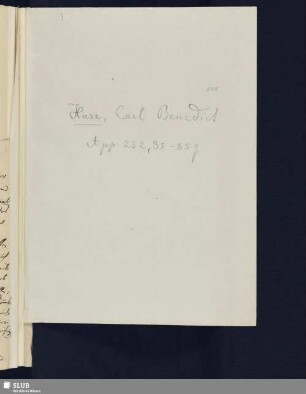 Nr. 85-85g. Hase, Charles Benoît