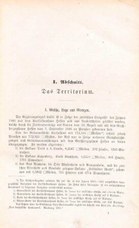 1. Größe, Lage und Grenzen.