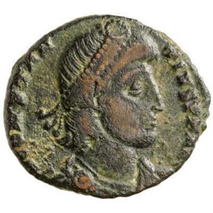 Münze, Aes 3, 350 - 355 n. Chr.
