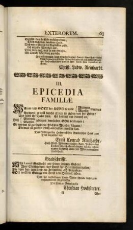 63-86, III. Epicedia Familiae