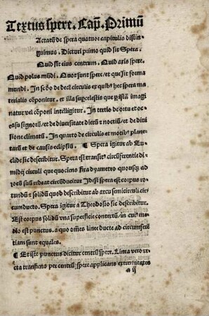 Capitulum Primu.